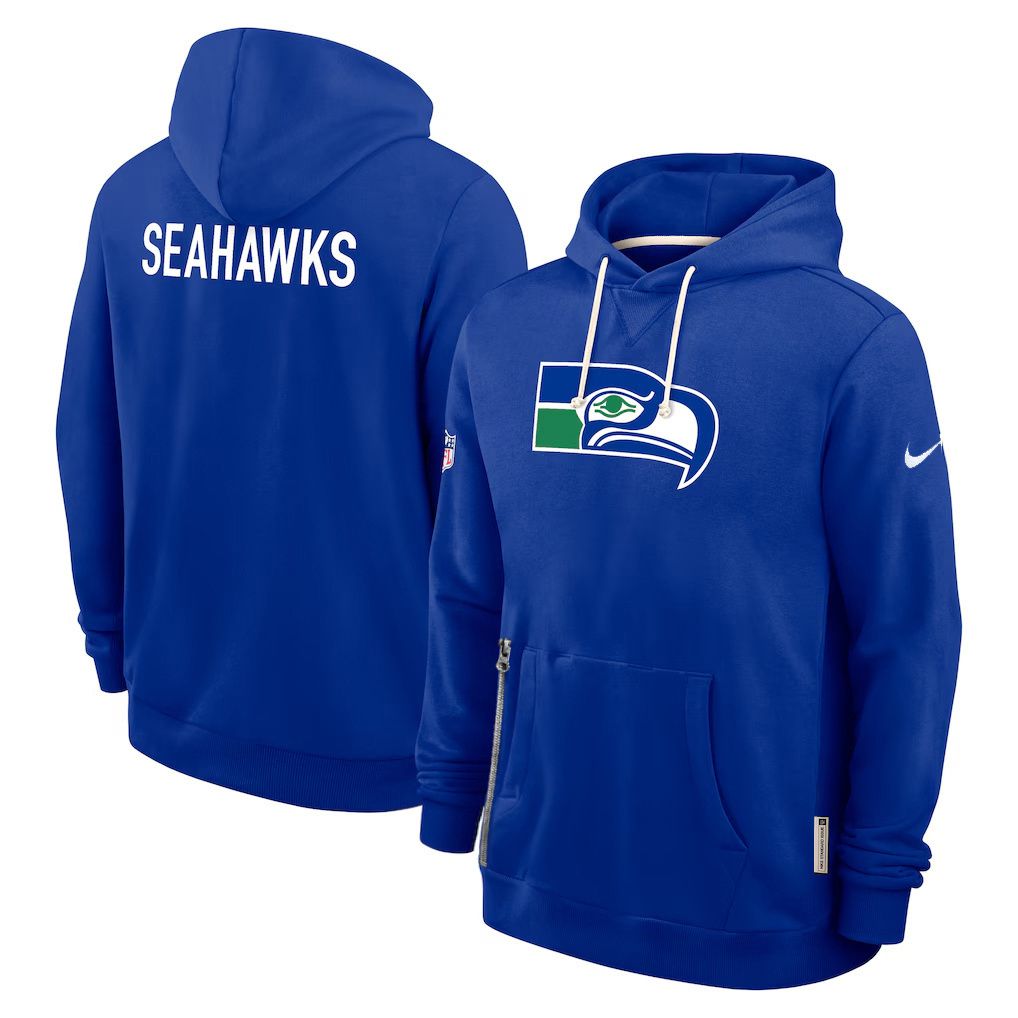 Men 2026 NFL Seattle Seahawks hoodie Blue 03